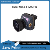 RunCam Racer Nano 4 1200TVL Super WDR CMOS Sensor Waterproof LED Lighting Track Mode FPV Camera NTSC/PAL for RC Freestyle Drone