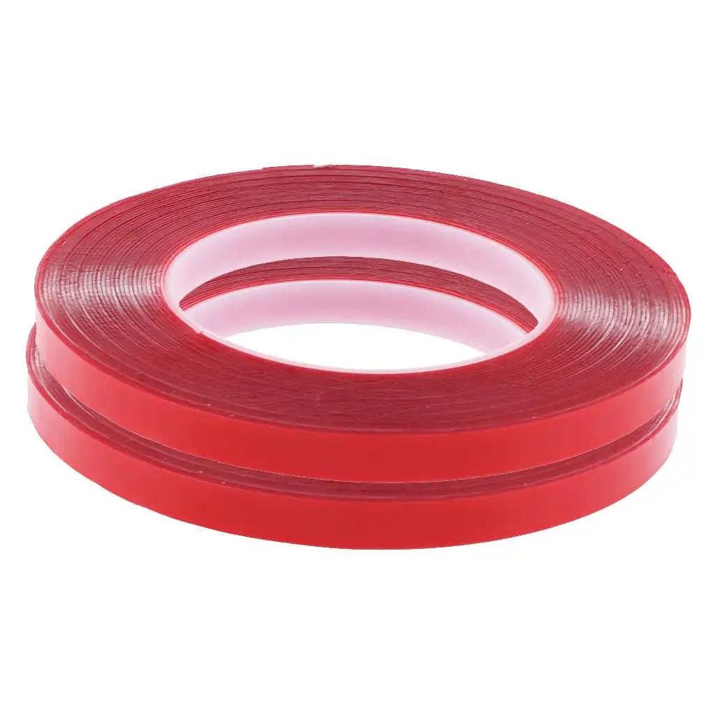 Sided Tape, PET Acrylic Adhesive Sticker Red Tape Heavy Duty Glue Strength for Laptop Phone LCD Screen Repair - 0.8mm