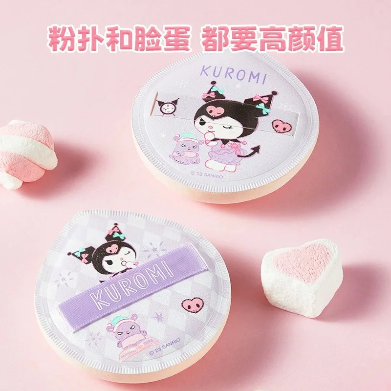 3Pcs Kawaii Kuromi Cinnamoroll Extra Large Marshmallow Air Cushion Puff Anime Sanrio Girly Heart Cute Air Cushion with Storage