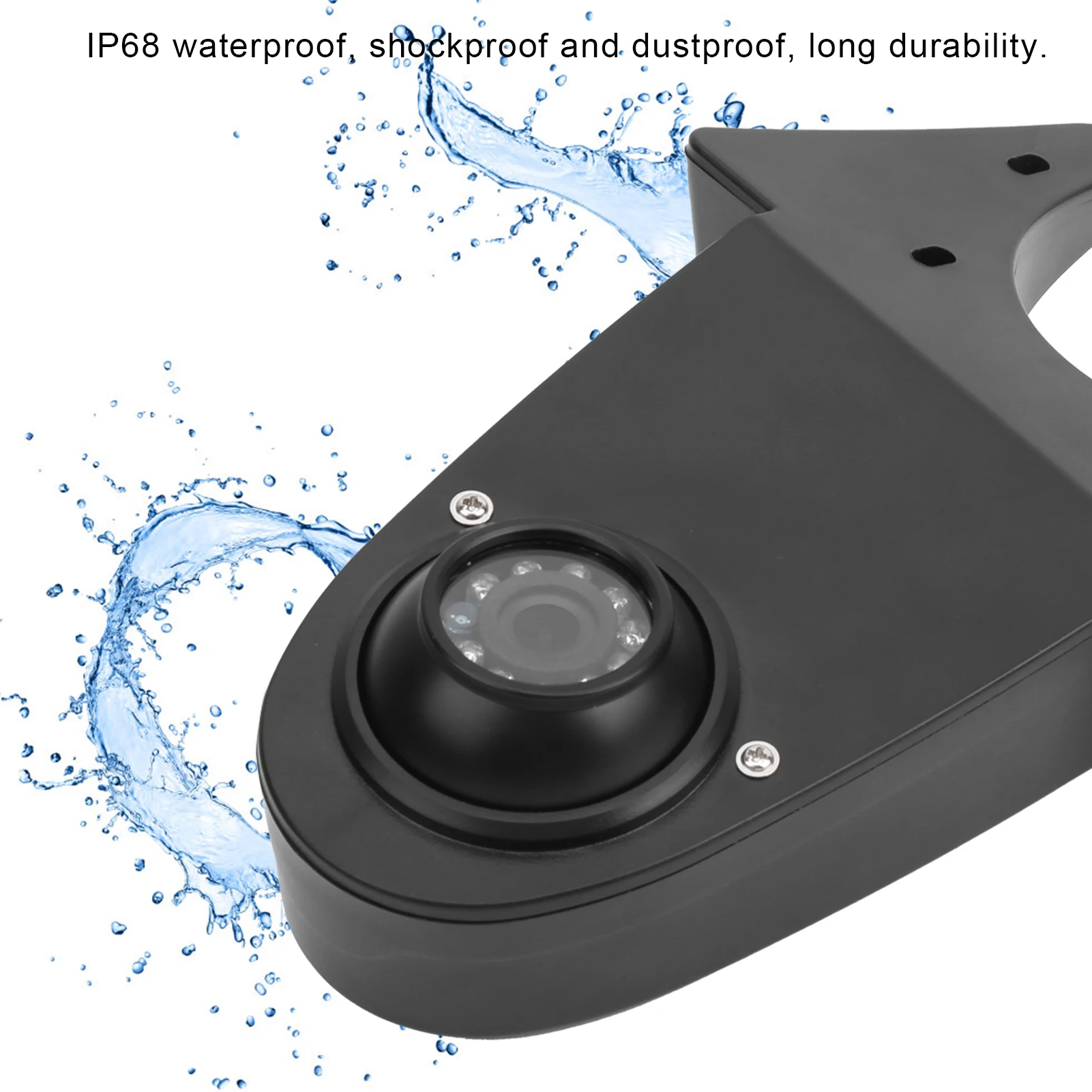 كاميرا الرؤية الخلفية LED 120 °   زاوية واسعة IP68 مقاومة للماء مناسبة لبنز فيانو/سبرينتر/فيتو #6