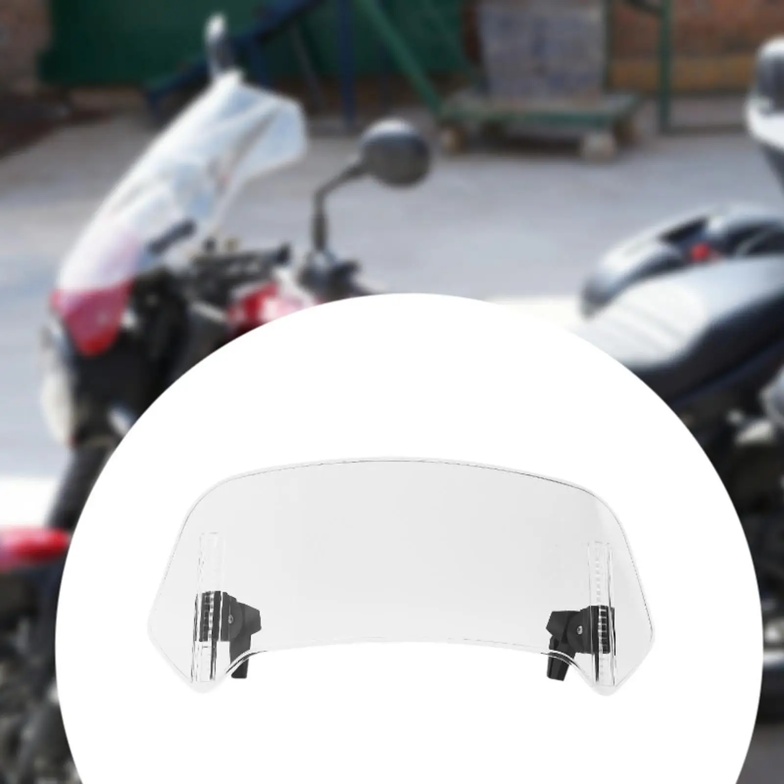 Motorcycle Windshield Repair Parts Black Transparent Protection Simple Installation Modification Accessories for Kawasaki