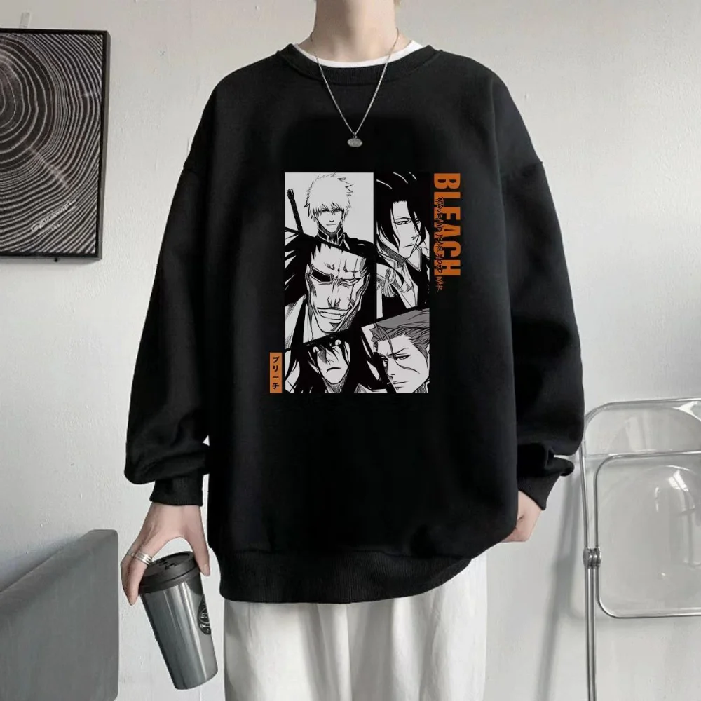 Bleach Anime Sweatshirts Manga Graphic Winter Oversized Men Pullover Tracksuit Women Long Sleeve Top Streetwear Couple Clothes