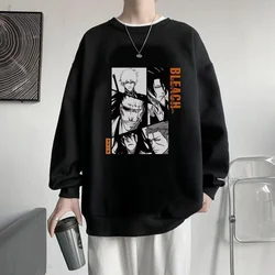 Bleach bluzy Anime Manga graficzne zimowe ponadgabarytowe męskie swetry dresowe damskie z długim rękawem najlepszy Streetwear odzież dla par