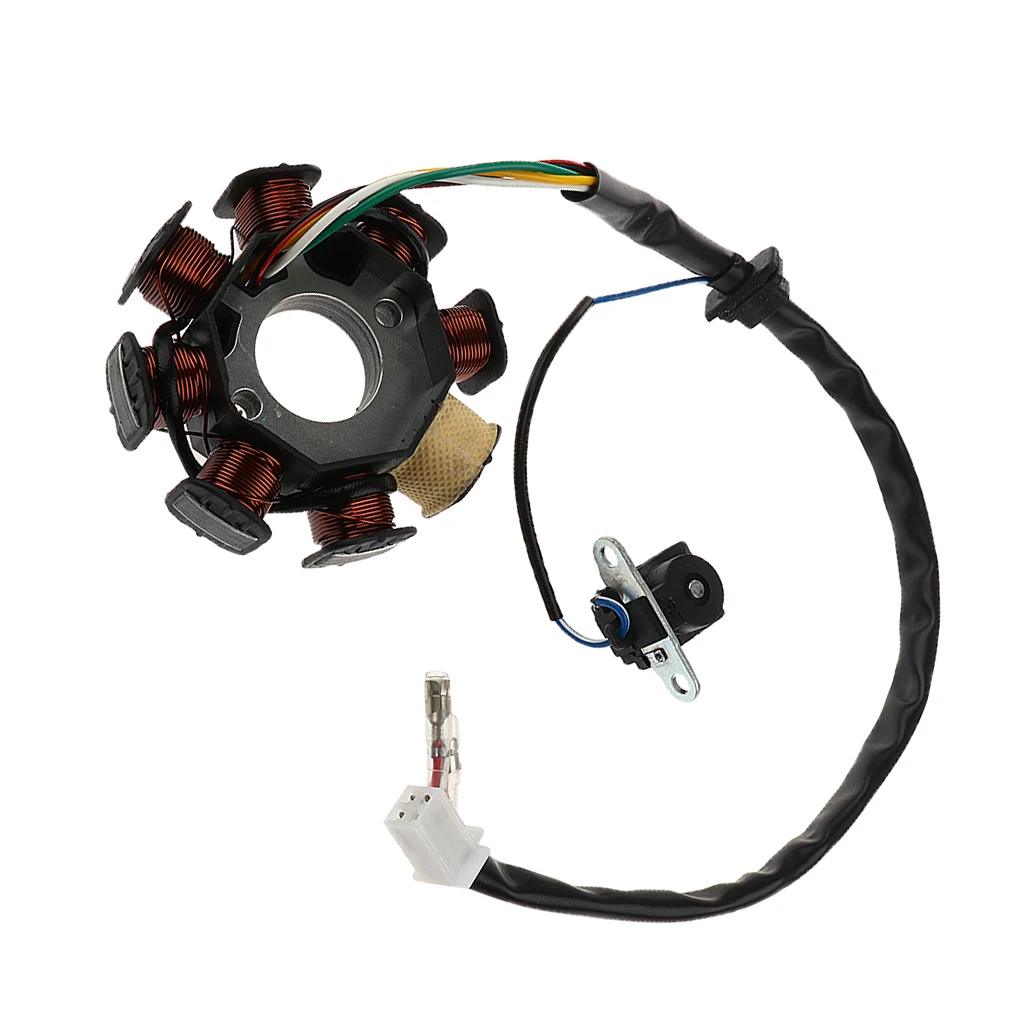 

Stator MAGNETO 8 coil for Chinese GY6 Engine DC Scooter Pit Dirt Bike moped