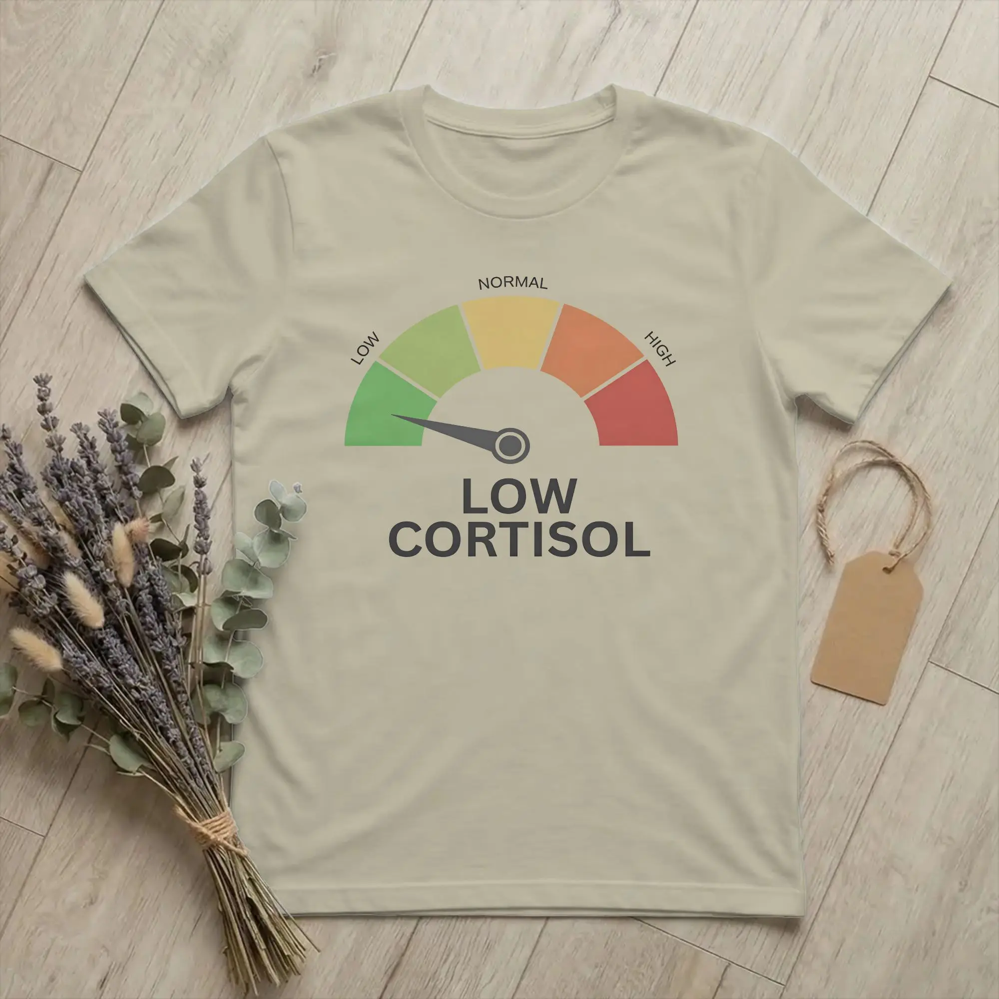 Fashion Low Cortisol Level Funny Meme T-Shirt for Men Women O Neck Pure Cotton T Shirts  Short Sleeve Tee Shirt Printed Tops