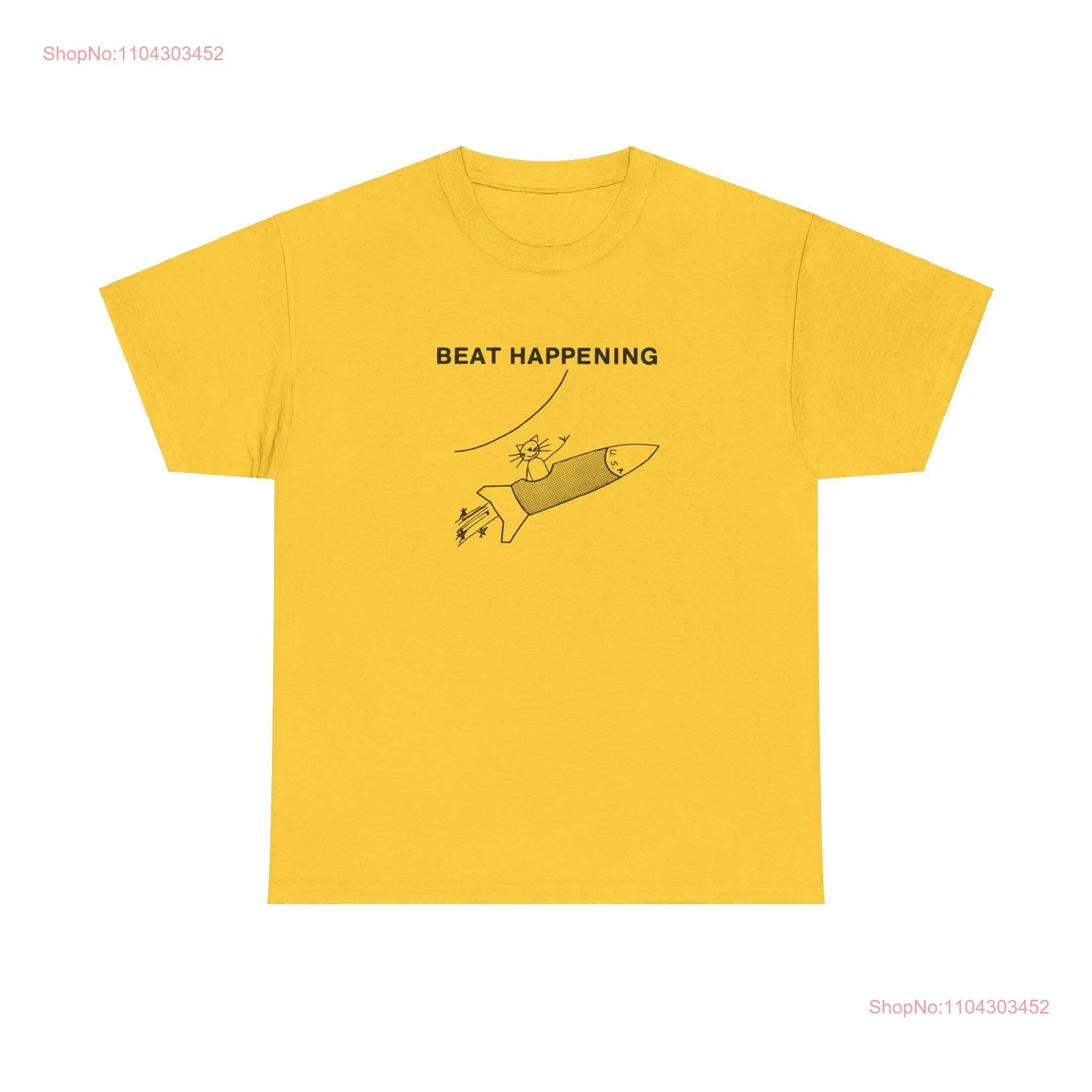 تي شيرت Beat Happening K Records Indie Pop Twee Lo Fi بأكمام طويلة أو قصيرة