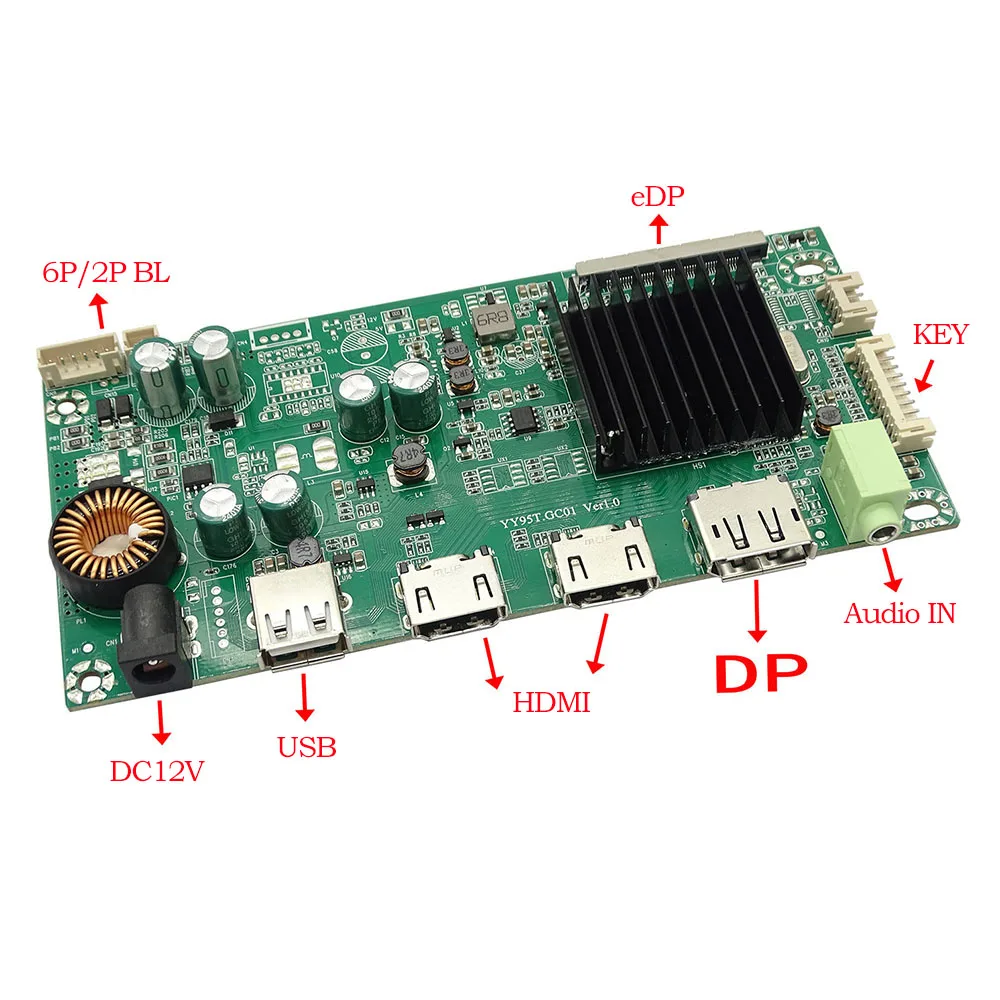 لوحة تحكم LCD لـ M270QAN01.0 M270QAN01.1 M320QAN01.0 M320QAN01.3 27 "3840x2160 edp 41pin 4K لوحة للقيادة HDR HDMI DP