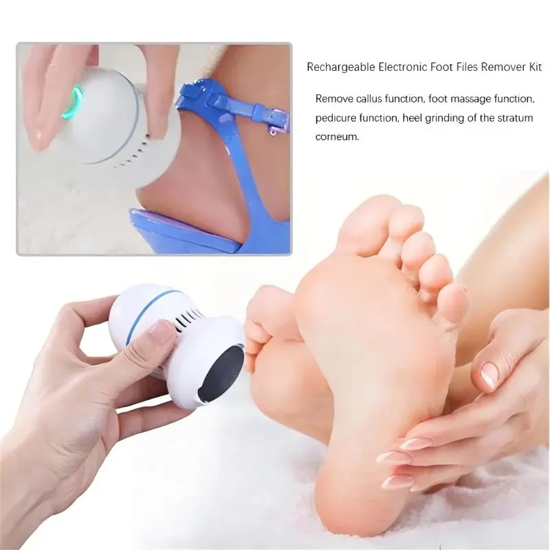 Miniature Automatic USB Charging Electric Foot Care Device Foot Callus Remover Exfoliator Portable Vacuum Foot Grinder