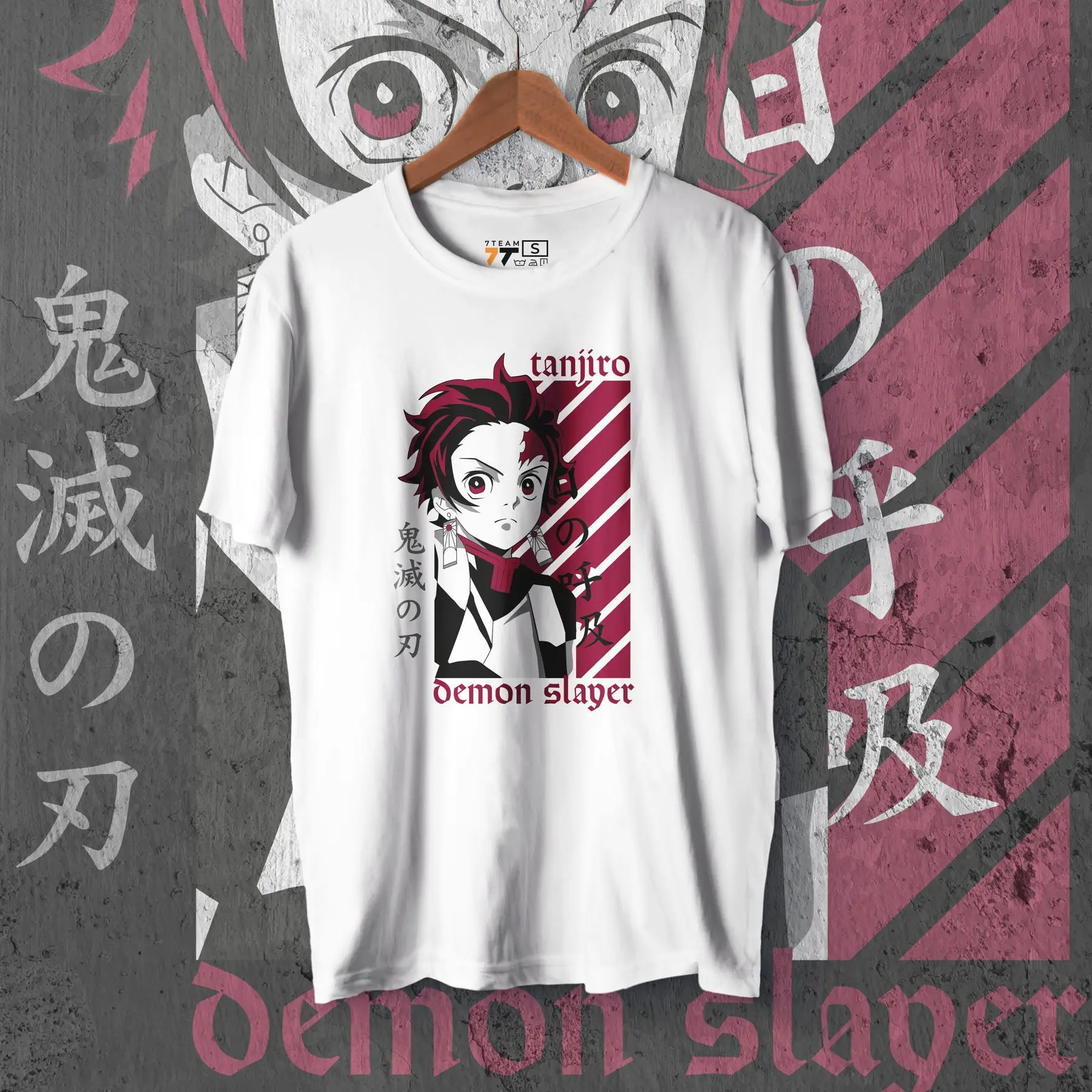 T-shirt with Demon Slashing Blade print - Tanjiro Kamado 3 WE