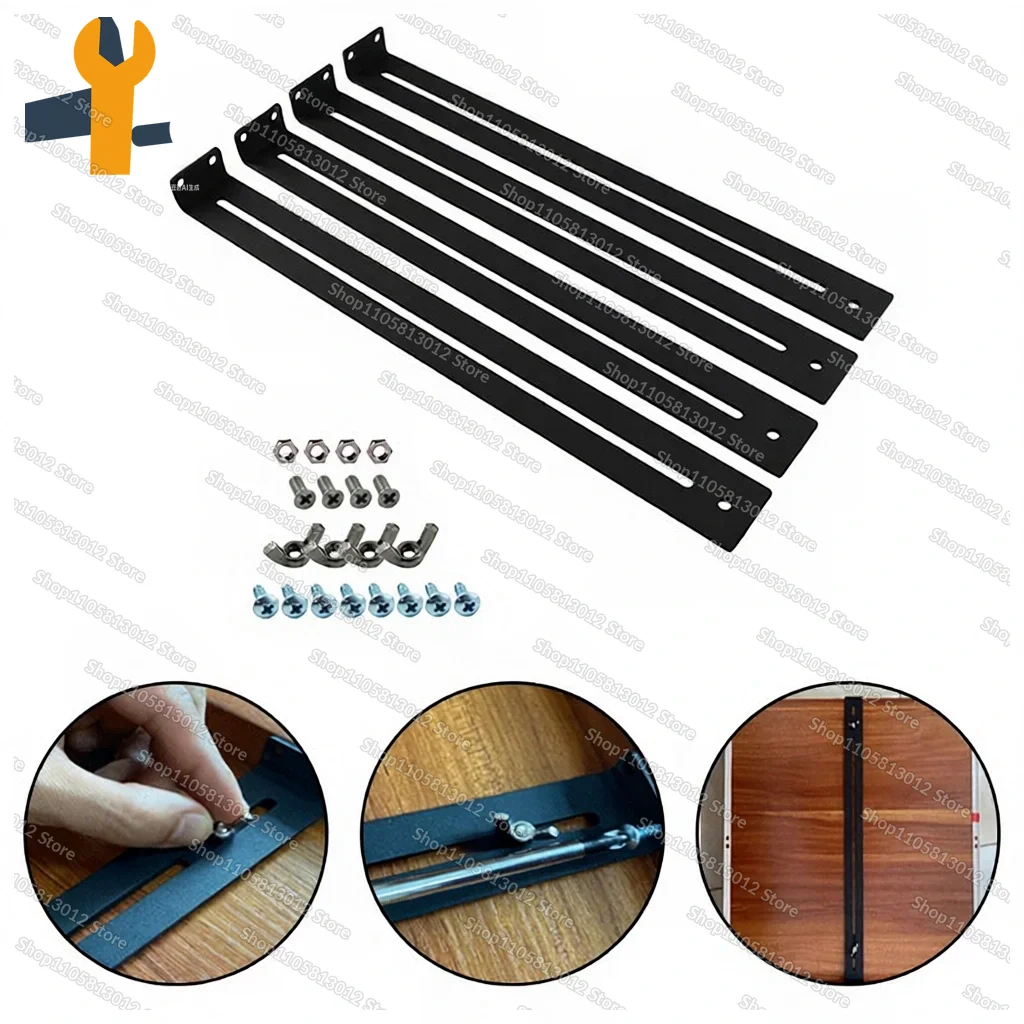 Drawer Repair Kit Bottom Reinforcement Bracket Furniture Reinforcement Repair Accessories Cabinet Drawer Repair Bracket Hardware