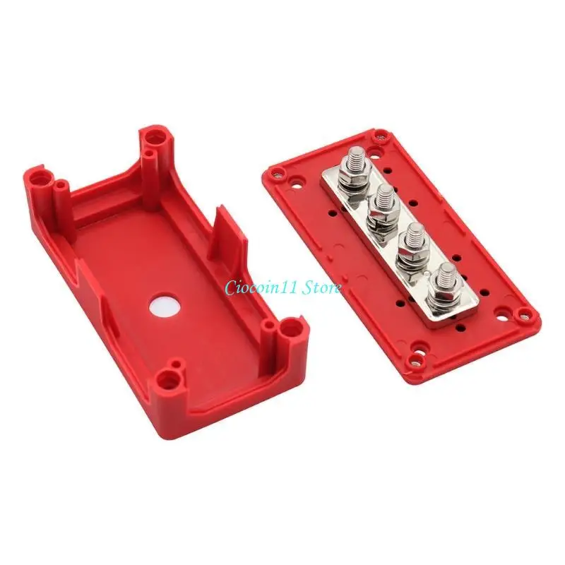 Y1UB Bus Bar Box Board Heavy Duty Module 300A 48V High Current Black Red for Shell Bl