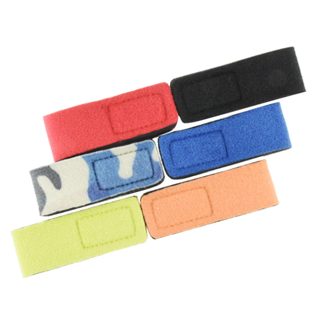 

6pcs Fishing Rod Strap Comfortable Belt Holder Pole Wrapping Adjustable Carrier Supplies Lightweight Elastic Storage Practical