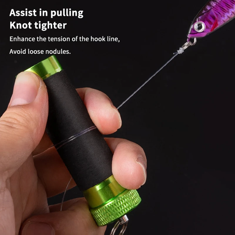 

1 шт., кабельное кольцо из сплава с узлом-лидером, быстрая резка лески, противоскользящая защита рук/рыболовная катушка, затягивающие рыболовные инструменты
