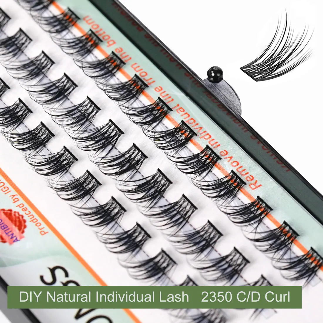 OEM ODM Lash Clusters DIY Individual Eyelash Extensions Natural Cluster Lashes Private Label IGUIONSS