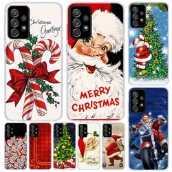 Christmas Santa Claus Present Phone Case For Samsung Galaxy A15 A14 A54 A13 A53 A12 A52S A55 A22 A23 A24 A32 A33 A34 A25 A35 A03