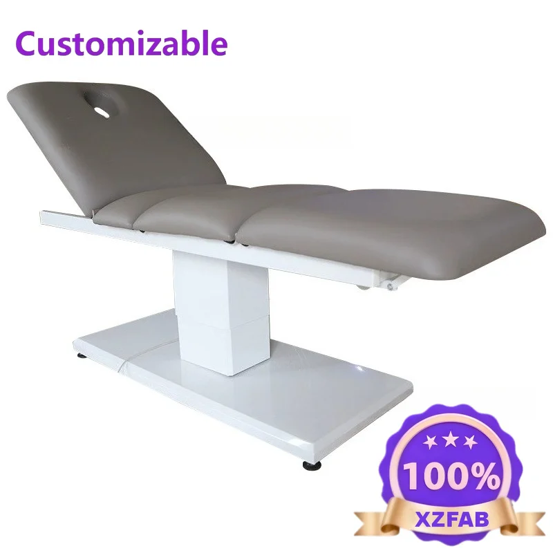 Factory Direct 2026 Electric beauty bed folding lifting bed beauty salon eyelash microsurgery injection massage table