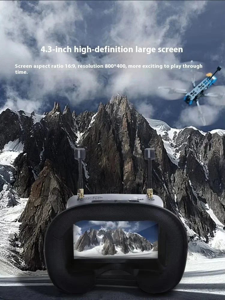 

iFlight FPV Video Glasses 5.8G DVR 40 Channels Beginner Teaching Goggles for First-Person View Remote Control Toy Accessories