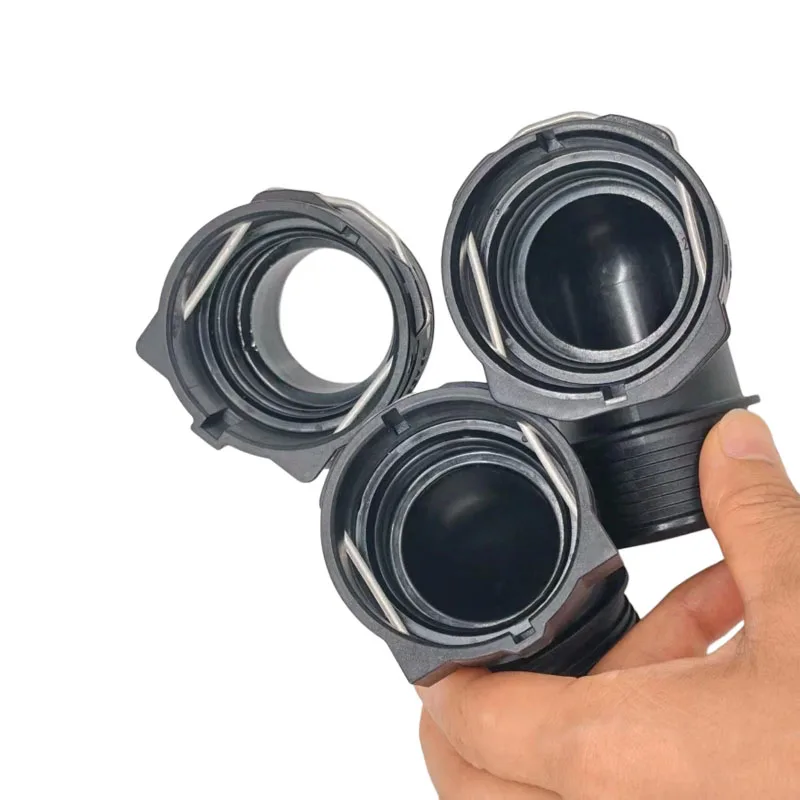 NW32 Internal diameter about 38mm lastic black cooling auto fastner water pipe connector for 39mm warm air duct connector 1pcs