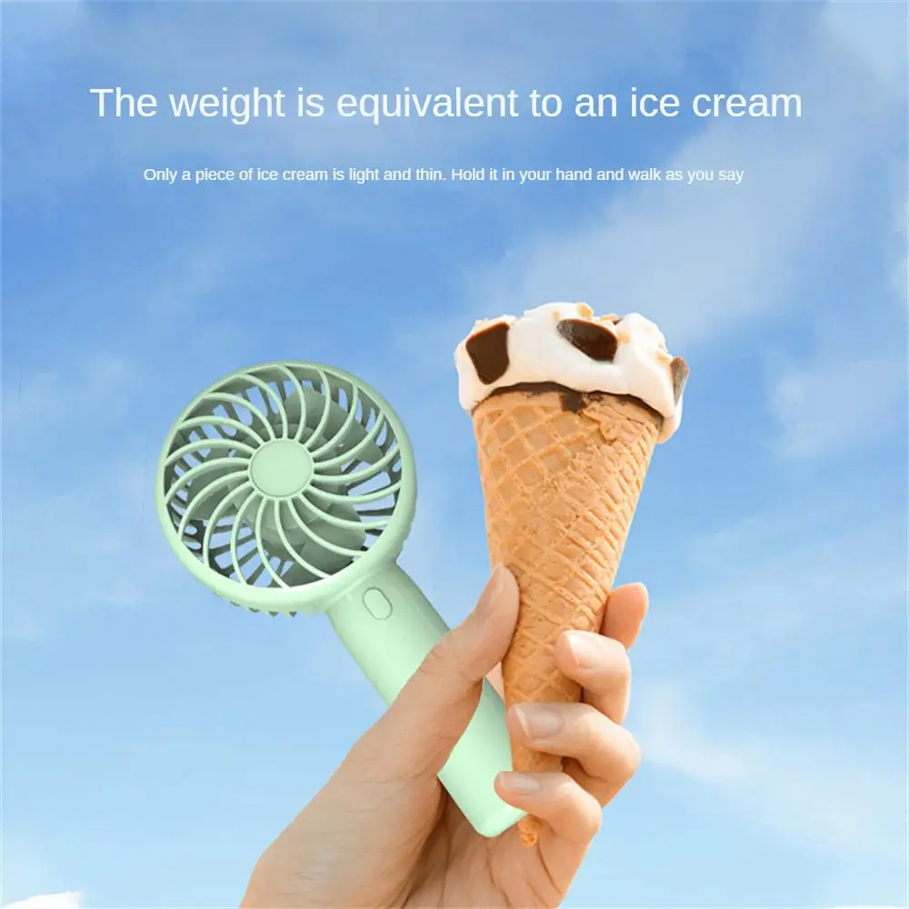 Portable Fan Mini Handheld Electric Fan Usb Rechargeable Handheld Small Pocket Fan for Home Outdoor Travel Camping Air Cooler