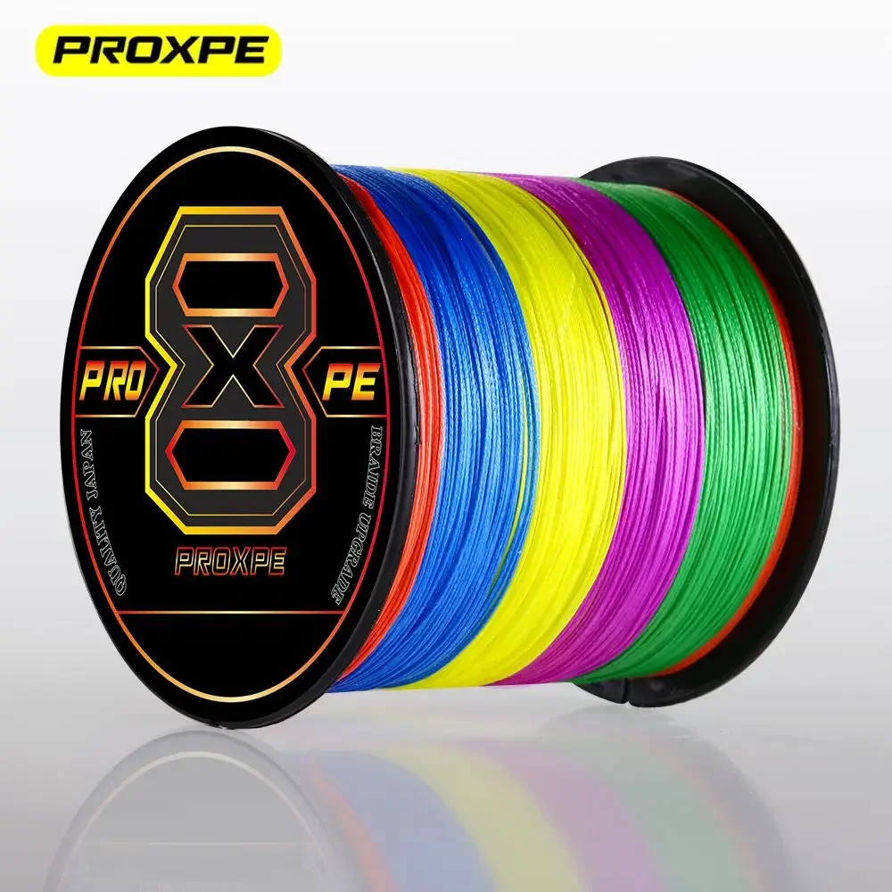 PROXPE 100M 300 500M 1000M 8 Strands PE Fishing Line Japanses Braided Multifilamen Durable Carp Fishing Wire Accessories Pesca