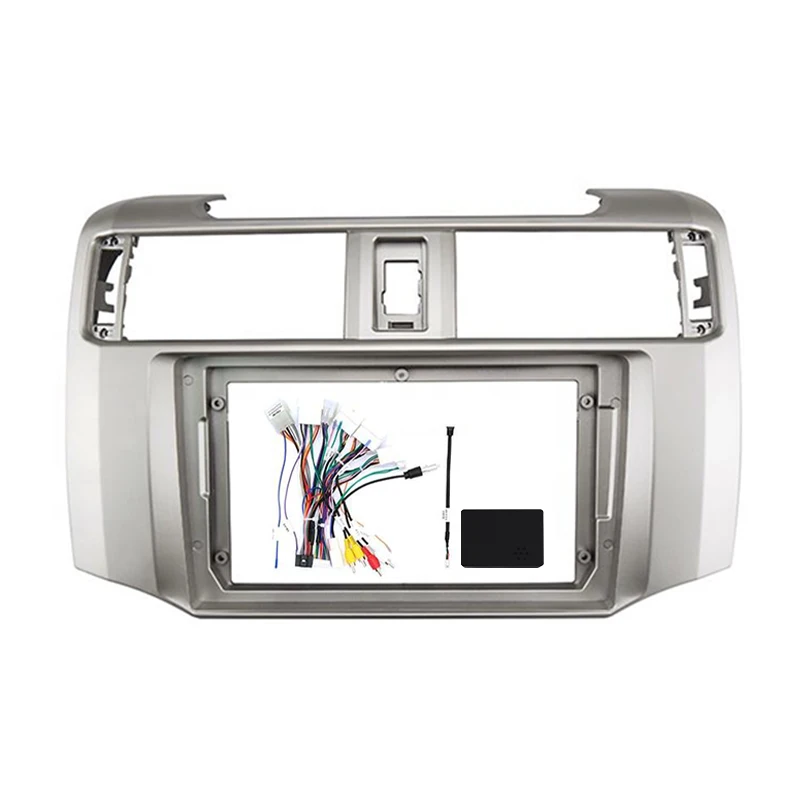 

Car Radio Frame Audio Fitting Adaptor Dash Trim Kits Facia Panel 9" for Toyota 4 Runner 2009+ Auto Electronics