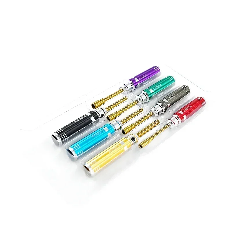 7 Buah Alat Driver Mini Sekrup Soket Kunci Mur Hex 2.0 2.5 3.0 3.5 4.0 4.5 5.0 Alat Perbaikan Obeng Kunci Pas Kepala Datar untuk Model RC