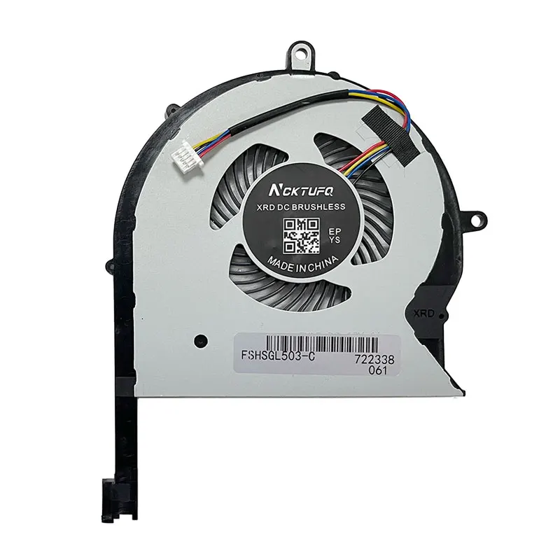 Laptop CPU GPU Cooling Fan DFS593512MN0T DFS2013121A0T DC12V 1A 4Pin for ASUS ROG Strix GL503GE GL703GE