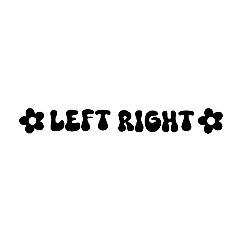 Left & Right Sticker for Car Interior Rearview Mirror Decoration Fashion Sticker High Quality Waterproof Vinyl Decals