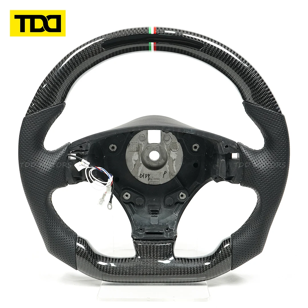TDD Forged Carbon Fiber Customized Smart Galaxy Pro II LED Steering Wheel for Maserati President GT