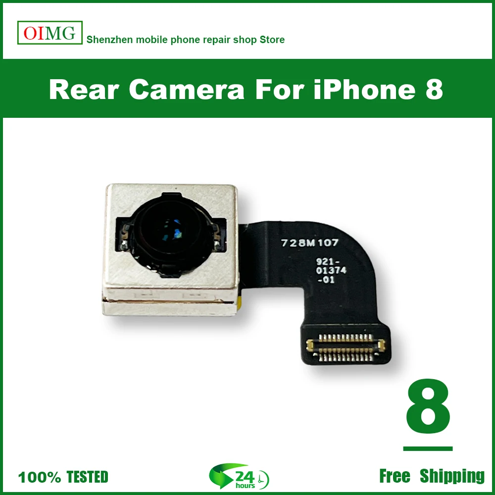 Rear Camera For iPhone 6 6S 7 8 Plus Back Camera Rear Main Lens Flex Cable Camera For iphone X XR XS MAX 11 11PRO 12 Camera+Gift