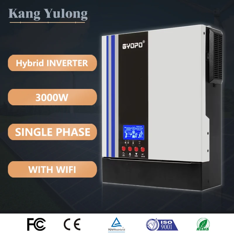 

3kw Off-Grid Solar Inverter Pure Sine Wave 24V MPPT Generator Home Energy Storage Solar System Inverter