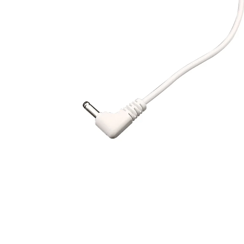 Biały kabel zasilający 5V USB 2.0 typu A męski na wtyczkę męską 3,5x1,35 mm Kolanko Złącze kabla zasilającego DC USB na kabel zasilający DC Przewód