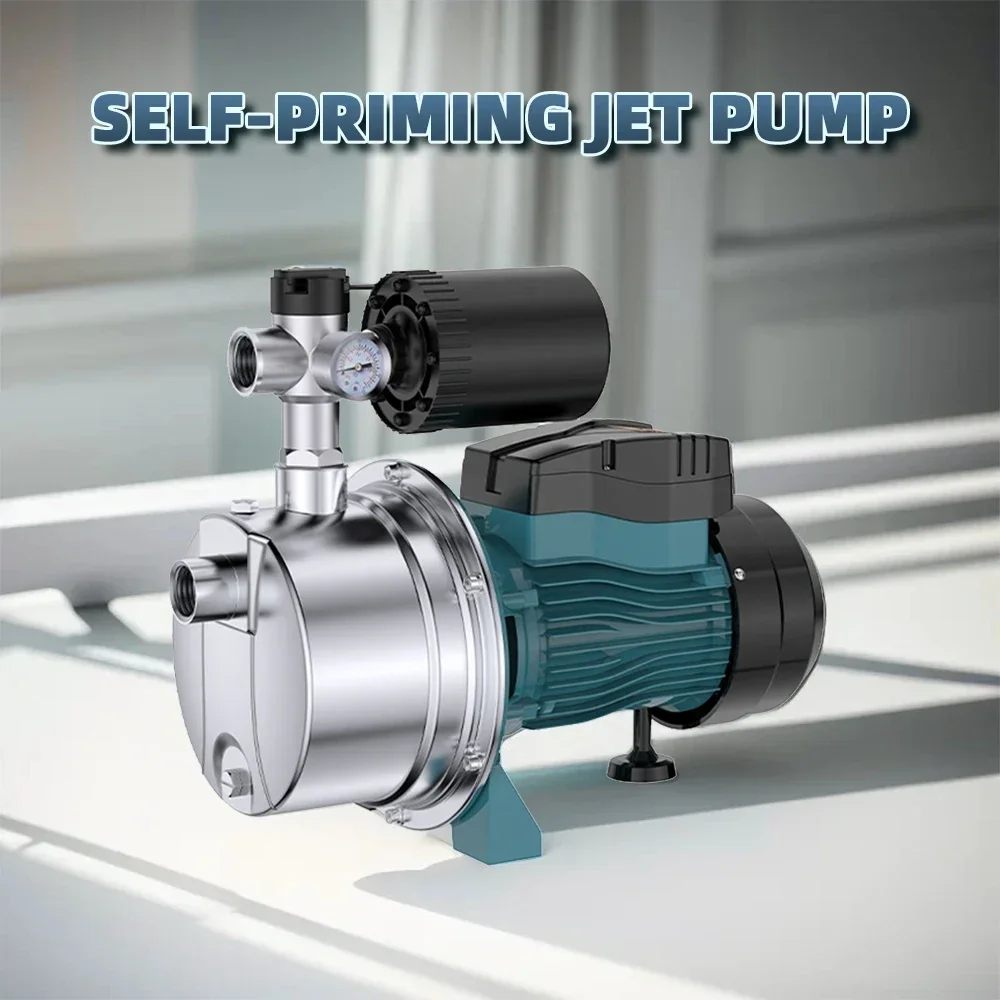 

Jet Pump Stainless Steel Self-priming Pump Tap Water Pump Silent Automatic Suction Pumps
