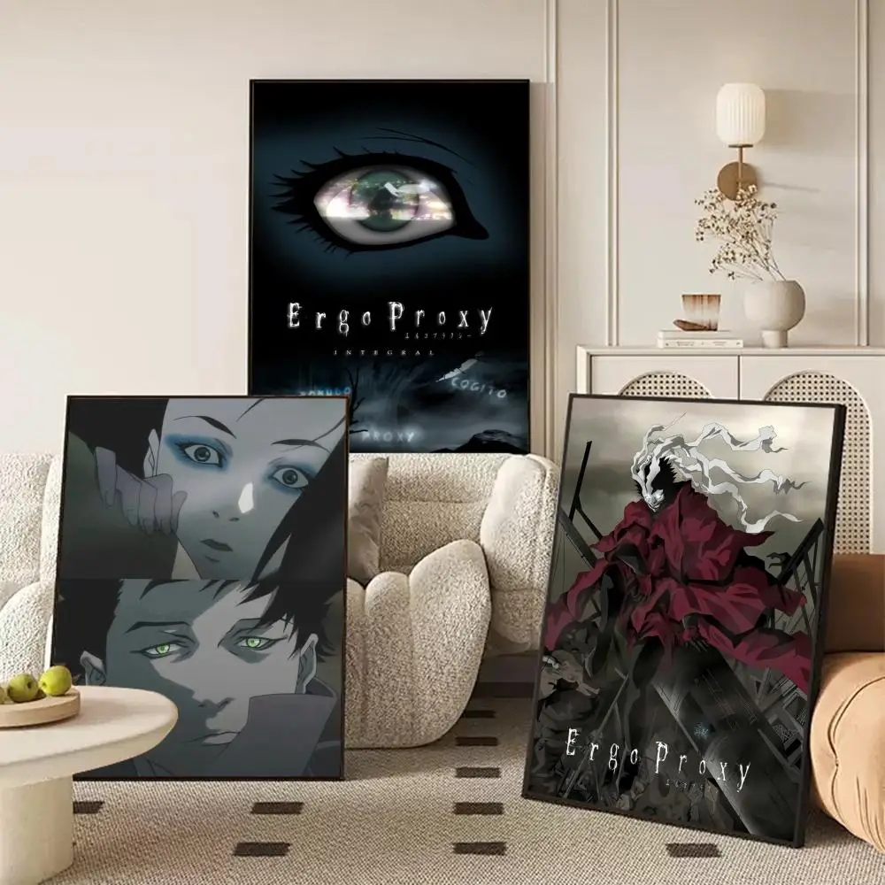 E-Ergo Proxy Anime Poster HD Anime Hot Theme Singer/OST/Movie-Waterproof Self-Stick Home Decor