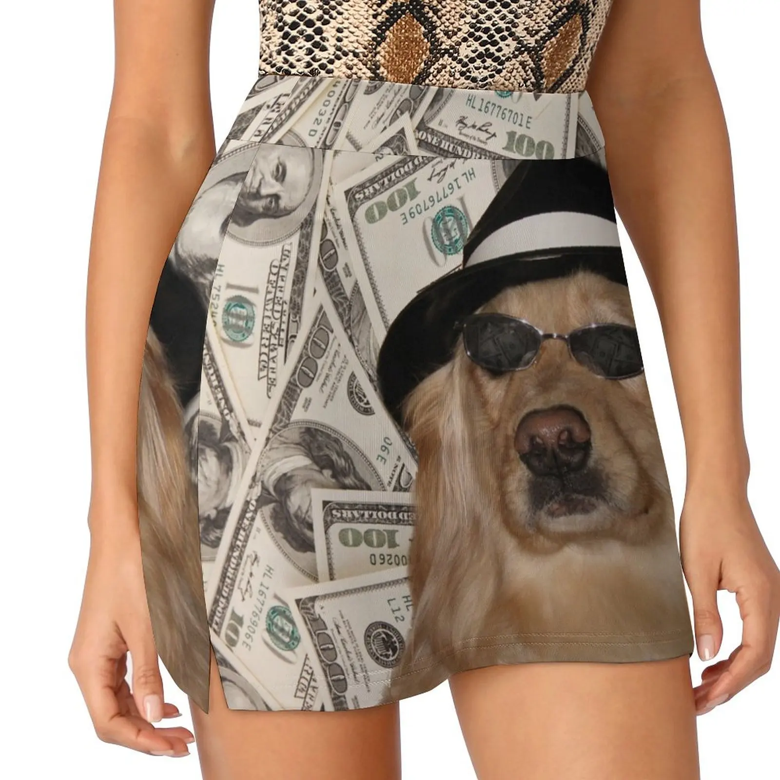 Rich Dog, Doggo #3 Mini Skirt Woman clothing Women skirts womens clothing