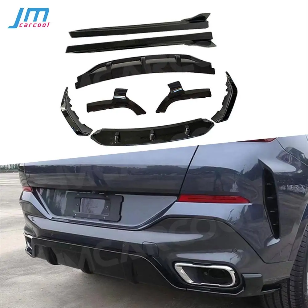 

ABS Car Body kits for BMW X6 G06 M Sport 2020- 2022 Front Bumper Lip Side Skirts Rocker Panel Rear Diffuser Rear Splitters Flaps