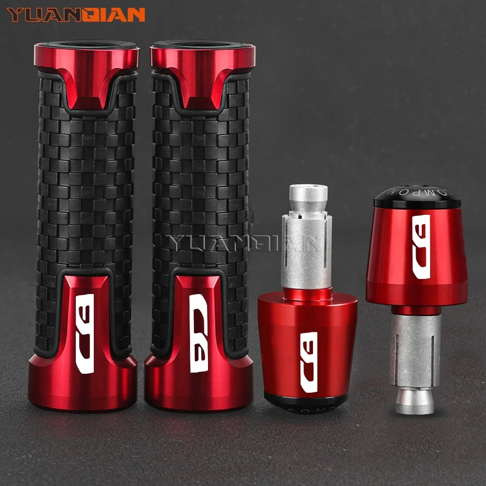 Motorcycle Handlebar Grip Handle Bar Cap End Anti Vibration Plugs Cap For Honda CB 599 600 919 900 1100 400 190 125 250 1000 F/R