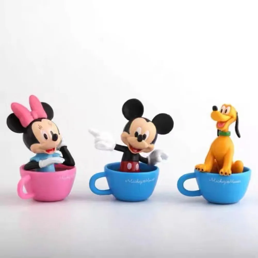 Popularny Mickey Minnie Donald Daisy Pooh Bear Ulubiona ręcznie robiona figurka dla dzieci Znakomita dekoracja pulpitu