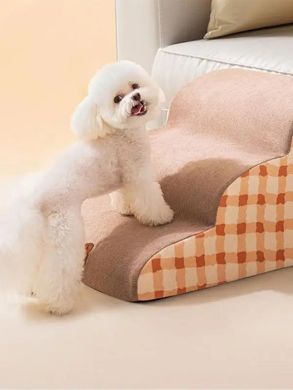 

Doggy Stairs for Bed Doggy Ramp Stairs for Bed Pet Dog Ladder Non-slip Dog Steps Stairs for Bed Dog Bed Step for Small Medium