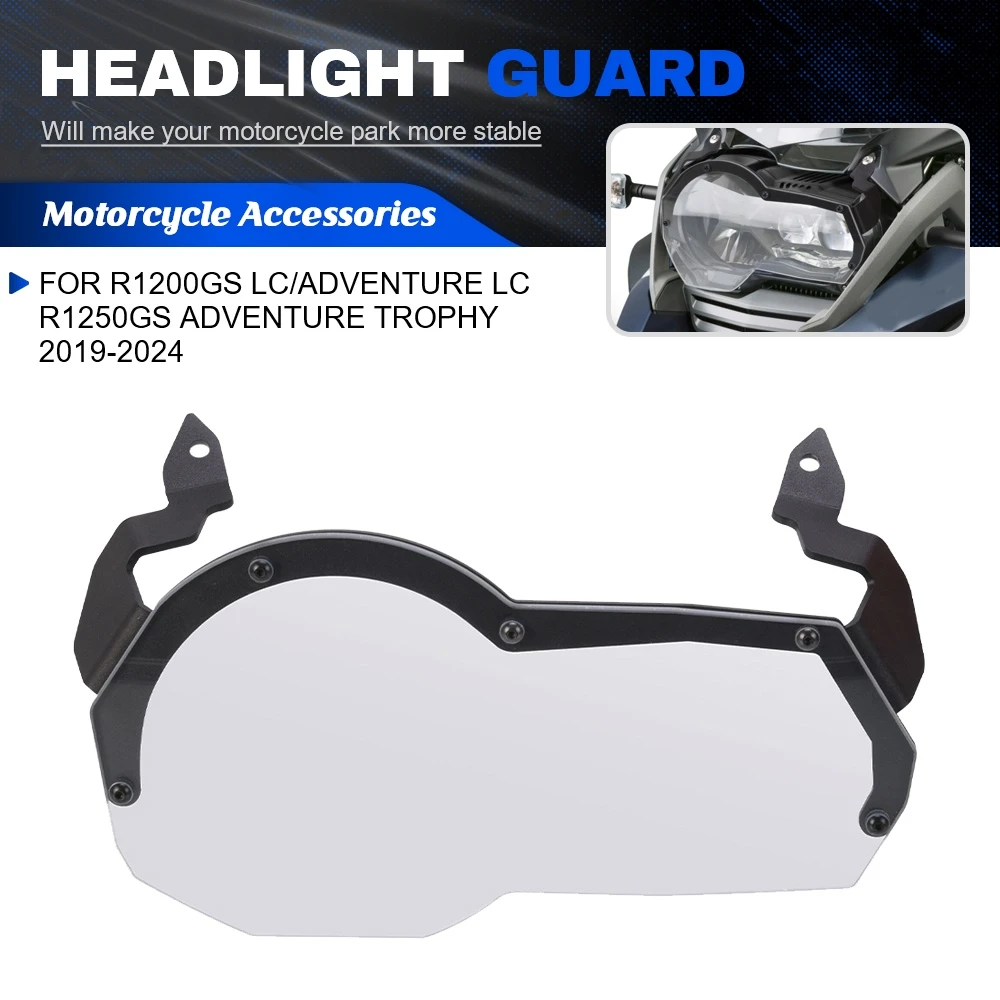 

Motorcycle Headlight Head light Grill Guard Cover Protector For BMW R1200GS LC/Adventure LC R1250GS Adventure Trophy 2019-2024