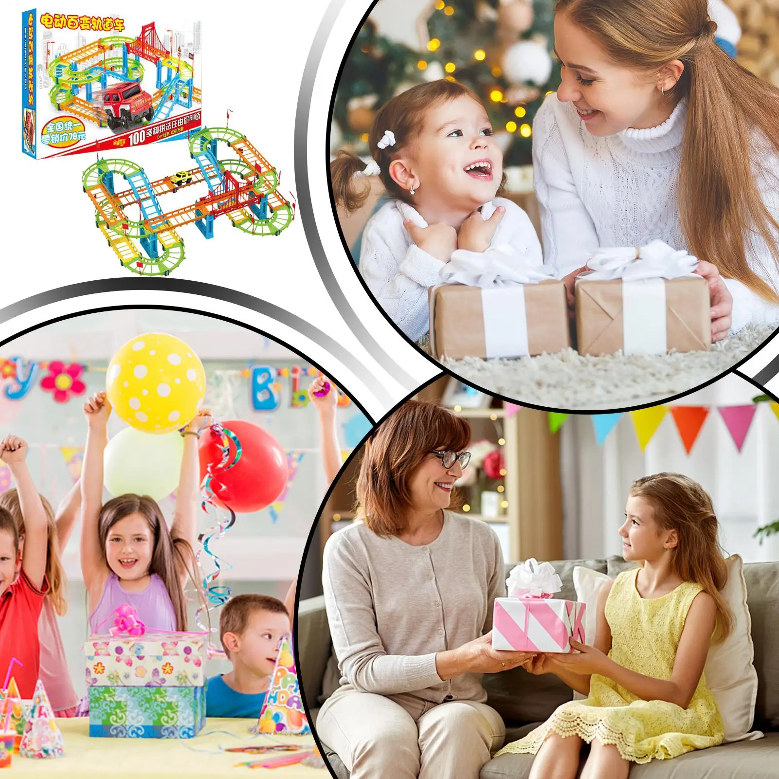 

Car Race Track Indoor Activities Ramp Toy Playset Race Track Toy For 3 Years Toddler Boys Baby Children Play Home Christmas