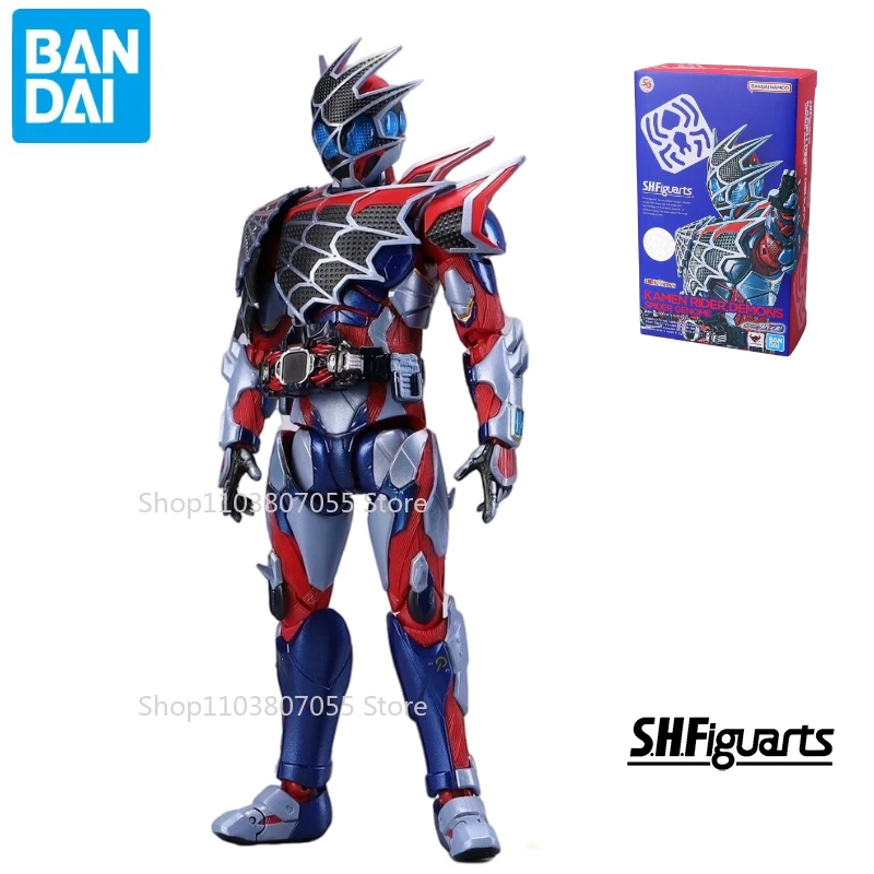 In Stock Original Bandai S.H.Figuarts SHF Tokusatsu KAMEN RIDER DEMONS SPIDER GENOME  Action Figure Toys Collection Model Gift