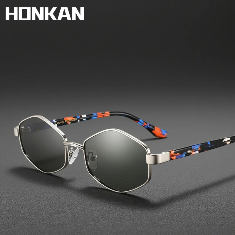 

High Quality Women Acetate Oval Frame Sunglasses Polarized Sun Glasses Trendy UV400 Eyeglasses Metal Eyewear Outdoor Punk Female