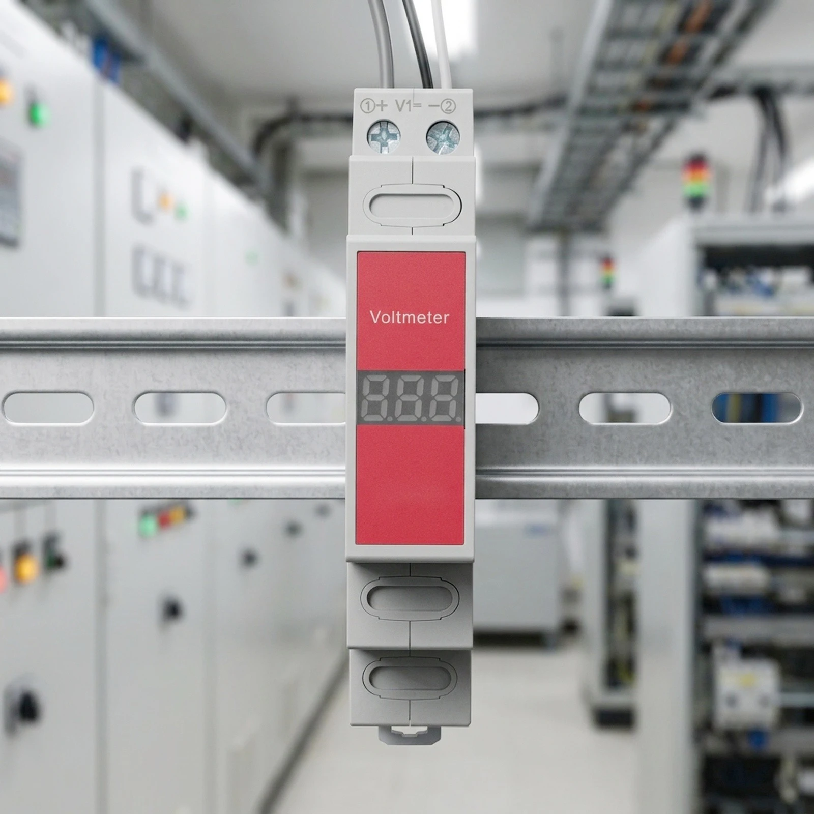 For Voltage Measurement DC Voltage Detector 1-Way Voltage Meter Long Lifespan Real-time Voltage Display Temperature Resistant