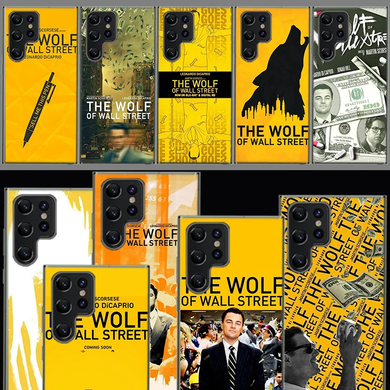 The Wolf of Wall Street Movie Capa Phone Case For Samsung S26 Ultra S25 Edge Galaxy S23 S21 S20 S24 FE S22 S10 Plus Cover Clear