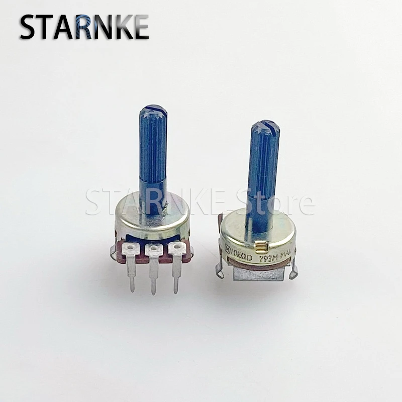 2PCS R161 Single Potentiometer D10K Radio Computer Speaker Amplifier Audio Volume Adjustment