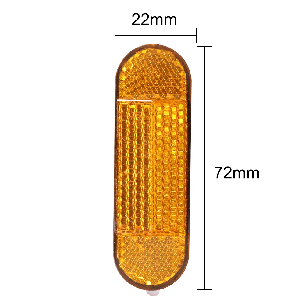 1/2/3/4pcs Safety Front ABS Reflective Tube Night Warning Reflector for Xiaomi M365 PRO 2 Electric Scooter Accessories