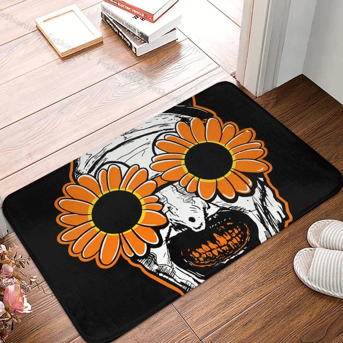 Non-slip Doormat Terrifier Horror Films Sunflower Sunglasses Clown Bath Kitchen Mat Prayer Carpet Indoor Modern Decor