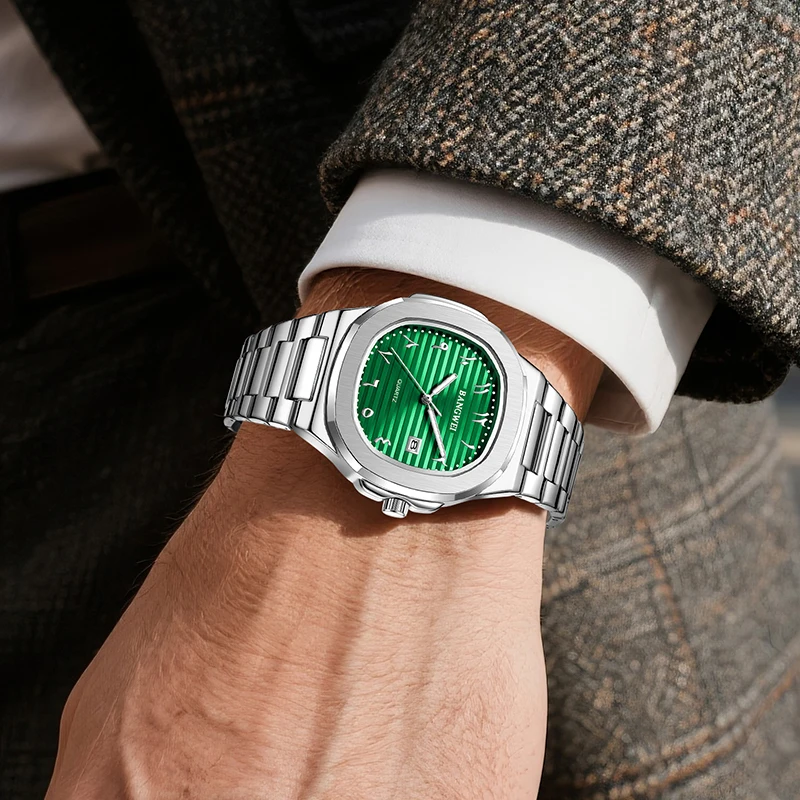 

BANGWEI 2025 новые роскошные часы мужские LIGE модные деловые кварцевые наручные часы водонепроницаемые светящиеся мужские часы с датой Reloj Hombre