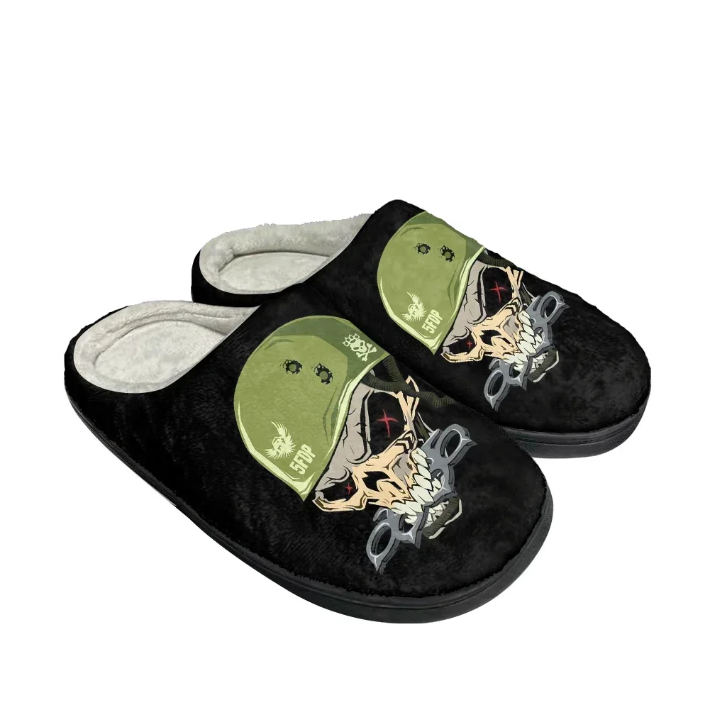 Five Finger Death Punch Rock Band Mode Hausschuhe Herren Damen Sandalen Plüsch Casual Warm Halten Schuhe Thermo Bequeme Slipper